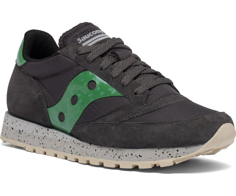 Saucony Jazz 81 Women's Originals Black / Green | Canada 033UZGT